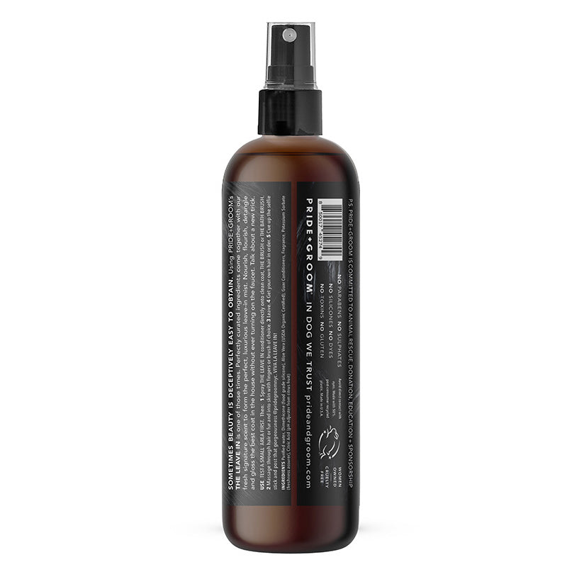 Pride + Groom THE LEAVE IN Dog Detangling Leave in Spray